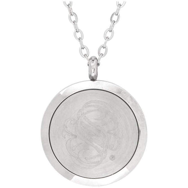 Serina & Company - Stainless Steel Siren Crystals Pendant | Aromatherapy Jewelry for Retail!