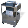 Service Center Cart with Cabinet