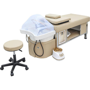 Shanti Head Spa Treatment Bed with Steam Therapy / American Khaki by Hans Equipment