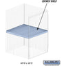 Shelf - for Bulk Storage Locker - 48-inch Wide - 48-inch Deep by Salsbury – Default Title by Salsbury