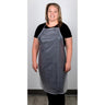 Short Vinyl Bib Apron - Reusable / Protective Barrier Against Water, Chemicals, & Germs / 36" x 27" / 1 Apron