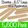 Shorties - Large Waxing Sticks - 4.5" Long x 0.6" Wide / Case of 5,600 by Xen Stix