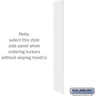 Side Panel - for 18 Inch Deep Premier Wood Locker - without Sloping Hood by Salsbury – Arctic White by Salsbury