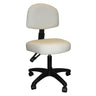 Silhouet-Tone Comfort Air-Lift Stool With Frontward-Backward Adjustable Backrest / 17" to 22" Height