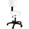 Silhouet-Tone Contoured Air-Lift Stool With Backrest / 17" to 22" Height