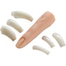 Silicone Practice Finger with Realistic Nail Bed by DL Pro