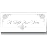 Silver Ornate Design Gift Certificate / 25 Pack