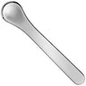Silver Plastic Spoon Spatula - 1.125" Long / Bag of 1,000