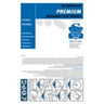 Silver Premium 2" Square Electrodes, 4/PK