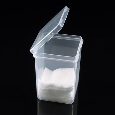 Single Compartment Nail Wipe Holder Box - Natural - Each