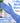 Sky Blue Nitrile Gloves / Powder-Free Non-Sterile Nitrile Gloves / Size Large / 100 per Box