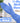 Sky Blue Nitrile Gloves / Powder-Free Non-Sterile Nitrile Gloves / Size Medium / 100 per Box