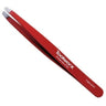 Slanted Tweezer / Red 4" by Toolworx