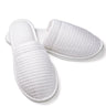 Slippers - Closed Toe - Basic Waffle / Men's / White by Boca Terry