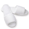 Slippers - Open Toe - Basic Waffle / Woman's / White by Boca Terry