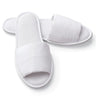 Slippers - Open Toe - Microfiber / Woman's / White by Boca Terry