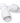 Slippers - Open Toe with Velcro Closure - Terry / Men's / White by Boca Terry