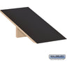 Sloping Hood - for 12-inch Wide - 21 Inch Deep Designer Wood Locker - 1 Wide by Salsbury – Black by Salsbury