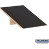 Sloping Hood - for 15-inch Wide - 18 Inch Deep Designer Wood Locker - 1 Wide by Salsbury – Black by Salsbury