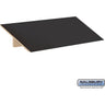 Sloping Hood - for 15-inch Wide - 18 Inch Deep Designer Wood Locker - 3 Wide by Salsbury – Black by Salsbury