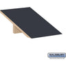 Sloping Hood - for 15-inch Wide - 18 Inch Deep Premier Wood Locker - 1 Wide by Salsbury – Carbon Mesh by Salsbury