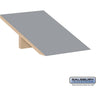 Sloping Hood - for 15-inch Wide - 18 Inch Deep Premier Wood Locker - 1 Wide by Salsbury – Winter Fog by Salsbury