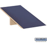 Sloping Hood - for 15-inch Wide - 21 Inch Deep Designer Wood Locker - 1 Wide by Salsbury – Blue by Salsbury
