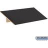 Sloping Hood - for 15-inch Wide - 21 Inch Deep Designer Wood Locker - 3 Wide by Salsbury – Black by Salsbury
