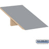 Sloping Hood - for 15-inch Wide - 21 Inch Deep Premier Wood Locker - 1 Wide by Salsbury – Winter Fog by Salsbury