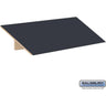 Sloping Hood - for 15-inch Wide - 24 Inch Deep Premier Wood Locker - 3 Wide by Salsbury – Carbon Mesh by Salsbury