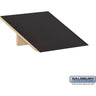 Sloping Hood - for 18-inch Wide - 18 Inch Deep Designer Wood Locker - 1 Wide by Salsbury – Black by Salsbury
