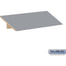 Sloping Hood - for 18-inch Wide - 18 Inch Deep Premier Wood Locker - 3 Wide by Salsbury – Winter Fog by Salsbury