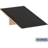 Sloping Hood - for 18-inch Wide - 21 Inch Deep Designer Wood Locker - 1 Wide by Salsbury – Black by Salsbury
