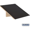 Sloping Hood - for 18-inch Wide - 24 Inch Deep Designer Wood Locker - 1 Wide by Salsbury – Black by Salsbury