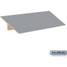 Sloping Hood - for 18-inch Wide - 24 Inch Deep Premier Wood Locker - 3 Wide by Salsbury – Winter Fog by Salsbury