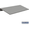 Sloping Hood - for 18-inch Wide Heavy Duty Plastic Locker - 3 Wide by Salsbury – Gray by Salsbury