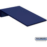 Sloping Hood - for Heavy Duty Plastic Locker - 1 Wide by Salsbury – Blue by Salsbury