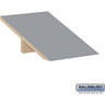 Sloping Hood - for Premier Open Access & Gear Locker - 18-inch Deep by Salsbury – Winter Fog by Salsbury