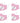 Smile Masks! Transparent Front Cotton Face Mask with Nose Wire + Adjustable Earloops - Washable and Reusable / PINK - Pack of 4