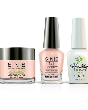 SNS 3-in-1 Master Match (Gel + Lacquer+DIP 1.5 oz) - Satin & Lace Collection - #SL01 Strappy Slingback