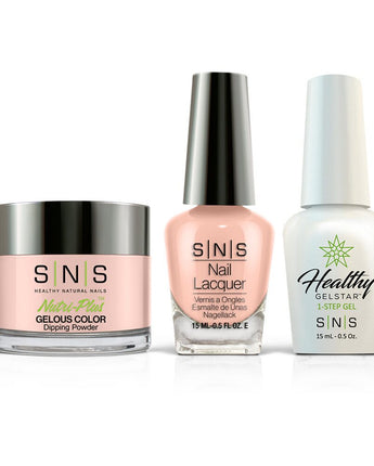 SNS 3-in-1 Master Match (Gel + Lacquer+DIP 1.5 oz) - Satin & Lace Collection - #SL03 Scintillating Silk