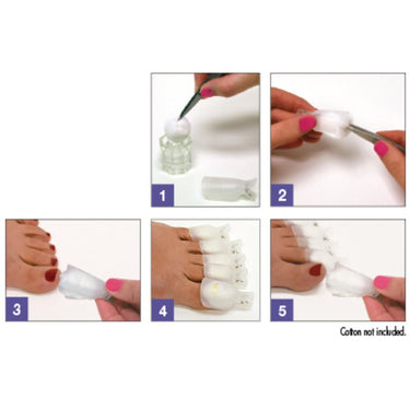 Soak-off Clips for Toes / 10 Pack by DL Pro