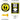 Social Distancing Bundle / (10) 12&quot; Round Removable Floor Decal Stickers - Yellow + (2) Window Signs - Yellow + (1) Tape Measure + (1) Scraper
