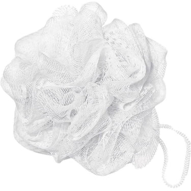 Soft Mesh Bath Puff - Individually Wrapped / White