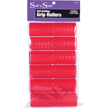 Soft 'N Style 1 1/2 " Red Velcro Roller