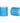 Soft 'N Style 2 1/8" Blue/ White Velcro Roller
