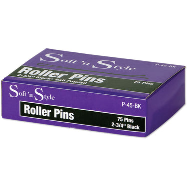 Soft 'N Style 2-3/4" Black Roller Pin 1 Lb. Box