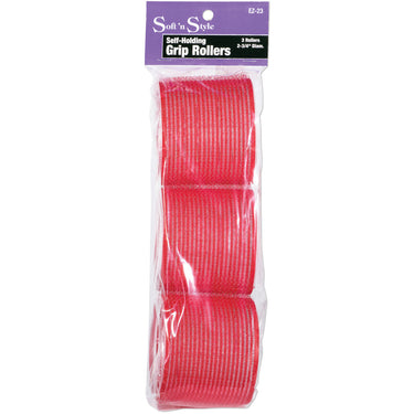 Soft 'N Style 2-3/4" Red/White Velcro Roller