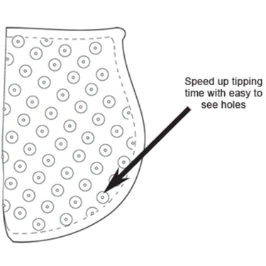 Soft 'N Style 2 Circled Tipping Cap With Needle