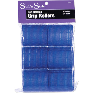 Soft 'N Style 2" Blue Velcro Roller